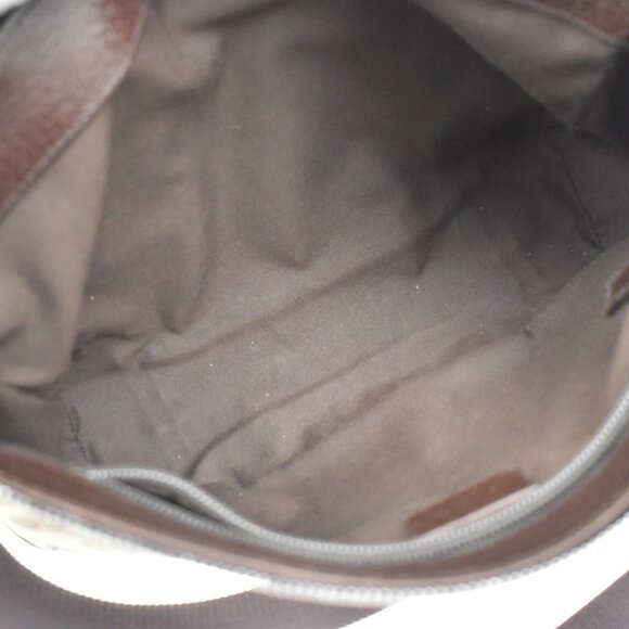 GUCCI Logo GG Pattern Shoulder Bag Canvas Leather Brown Italy 36KB248 - Picture 9 of 16